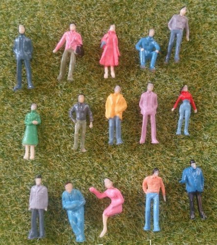 1:100 Scale Painted Figures - Pack of 25, 50 or 100