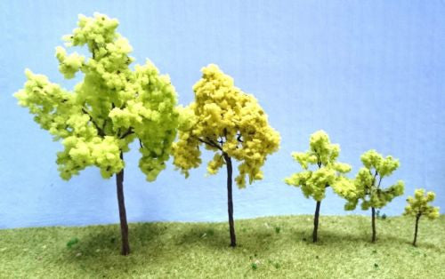 Deciduous Wire Model Trees: 3cm - 9cm High