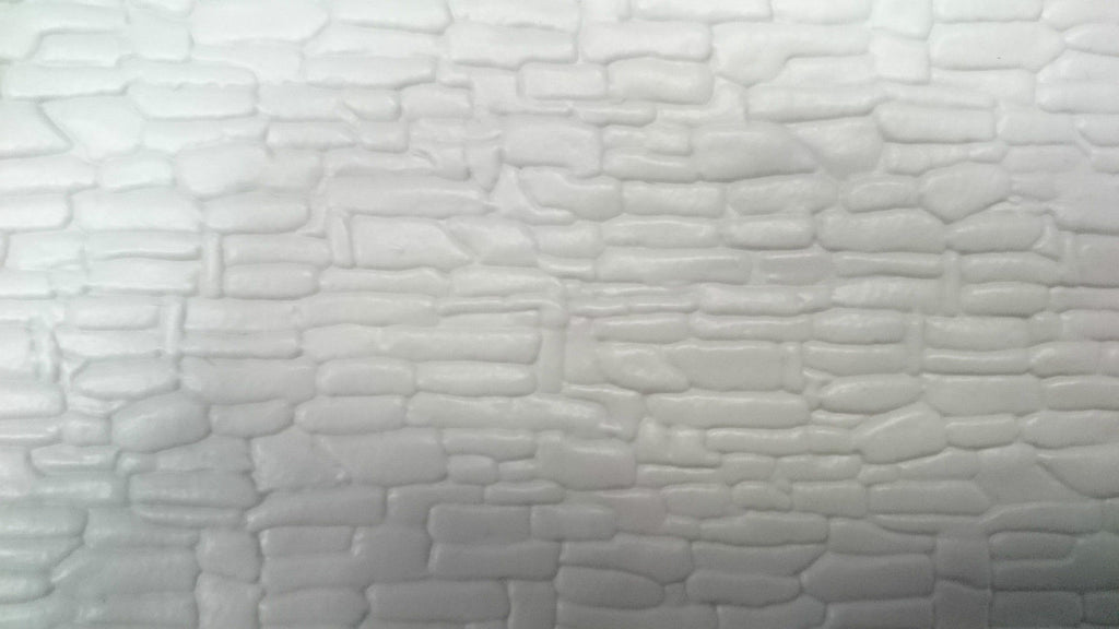 Plasticard ABS - smooth stone wall Structured sheet - A4 1083ES